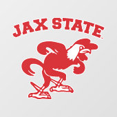 ジャクソンビル州立大学 JAX State Gamecocks ウィンドウサイン (シート)
