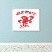 ジャクソンビル州立大学 JAX State Gamecocks キャンバスプリント (インサイチュ (ウッドフロア))
