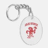 ジャクソンビル州立大学 JAX State Gamecocks キーホルダー (正面左)