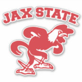 ジャクソンビル州立大学 JAX State Gamecocks シール (正面)