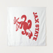 ジャクソンビル州立大学 JAX State Gamecocks タペストリー (正面(横))