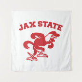 ジャクソンビル州立大学 JAX State Gamecocks タペストリー (正面)
