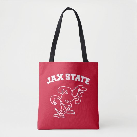 ジャクソンビル州立大学 JAX State Gamecocks トートバッグ (正面)