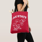 ジャクソンビル州立大学 JAX State Gamecocks トートバッグ (クローズアップ)
