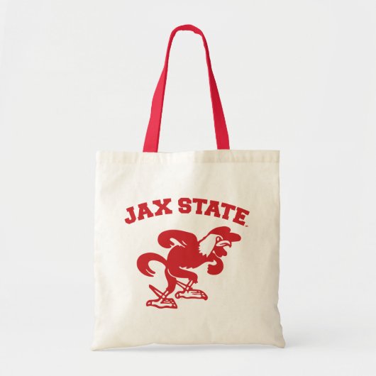 ジャクソンビル州立大学 JAX State Gamecocks トートバッグ (正面)