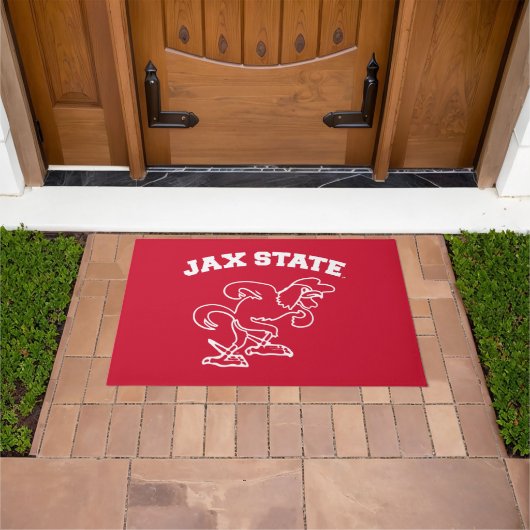 ジャクソンビル州立大学 JAX State Gamecocks ドアマット (室外)