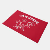 ジャクソンビル州立大学 JAX State Gamecocks ドアマット (アングル)