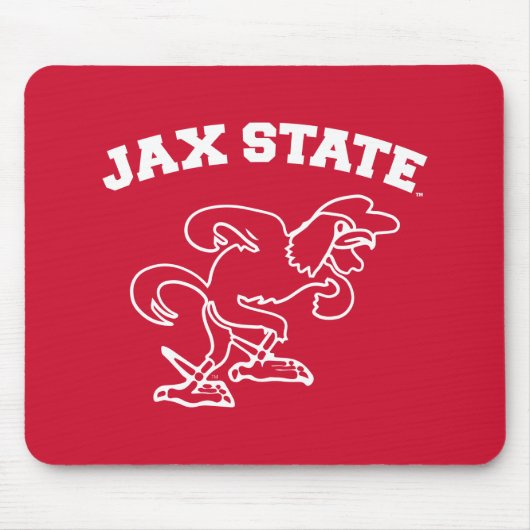 ジャクソンビル州立大学 JAX State Gamecocks マウスパッド (正面)