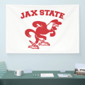 ジャクソンビル州立大学 JAX State Gamecocks 横断幕 (トレードショー)