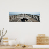 ジャクソンビル魚釣りピア ポスター (キッチン)