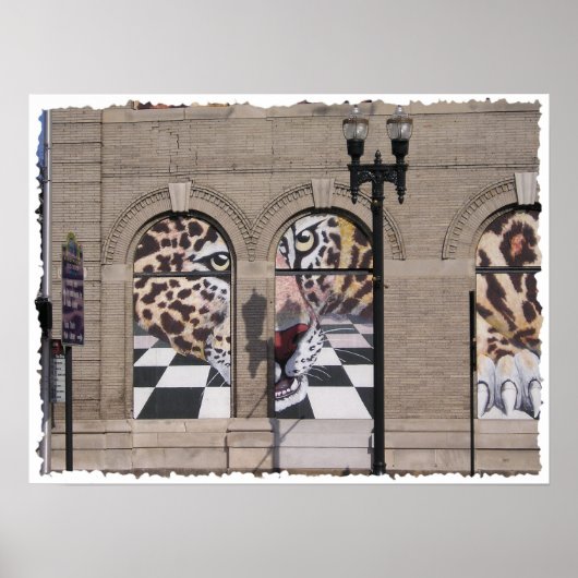 ジャクソンビル・ジャガー壁画ポスター ポスター (正面)