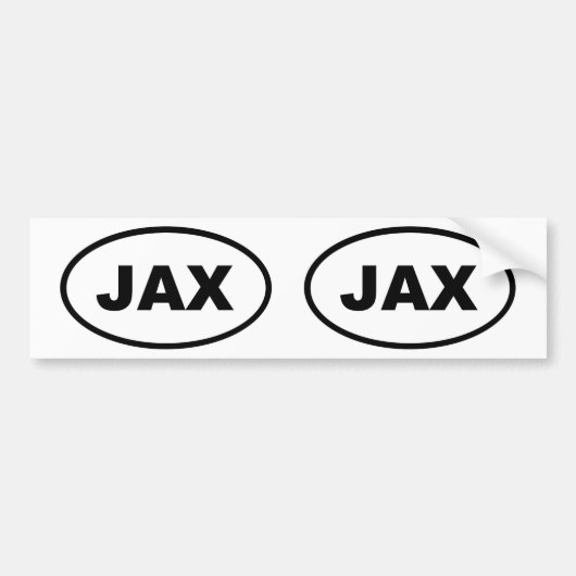 ジャクソンビル バンパーステッカー (正面)