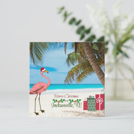 ジャクソンビル、フロリダ州からクリスマスプレゼント シーズンカード (スタンド正面)