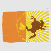 ジャクソンビル（フロリダ州）市旗 ゴルフタオル (横)