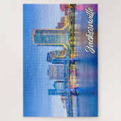 ジャクソンビル，フロリダ州，統一された州 ジグソーパズル (縦)