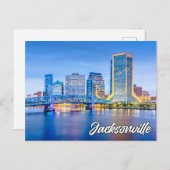 ジャクソンビル,フロリダ州,統一された州 ポストカード (正面/裏面)