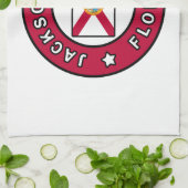 ジャクソンビル・フロリダ キッチンタオル (折り畳み)