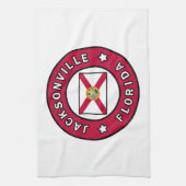 ジャクソンビル・フロリダ キッチンタオル (縦)