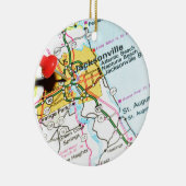 ジャクソンビル、フロリダ セラミックオーナメント (右)