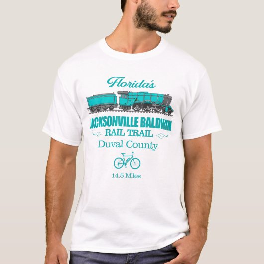 ジャクソンビルBaldwin Rail Trail(RT2) Tシャツ (正面)