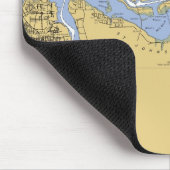 ジャクソンビルFLセントジョーンズの航海のな図表のmousepad マウスパッド (コーナー)