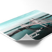 ジャクソンビルFLORIDA - DAMES POINT BRIDGE ポスター (角)