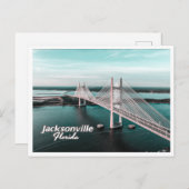 ジャクソンビルFLORIDA - DAMES POINT BRIDGE ポストカード (正面/裏面)