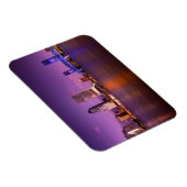 ジャクソンビルFlorida Skyline at Night マグネット (右側)