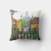 ジャクソンフランスのスクエア クッション (裏面)