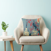 ジャクソンフランスのスクエアQuarter, Night in Blues クッション (椅子)