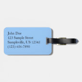 ジャクソンホールの山々と川 ラゲッジタグ (裏面横)