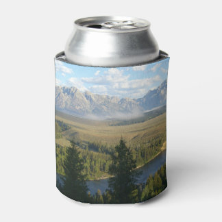 ジャクソンホールの山々と川 缶クーラー