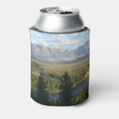 ジャクソンホールの山々と川 缶クーラー (缶裏面)