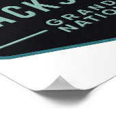 ジャクソンホールグランドテトンナショナルパーク ポスター (角)