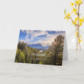 ジャクソンホールシリーズ01挨拶状 カード (黄色い花)