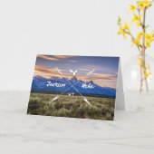 ジャクソンホールシリーズ02挨拶状 カード (黄色い花)