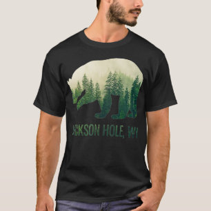 ジャクソンホールベア州オブワイオミンパシフィックNWワイルド Tシャツ