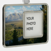 ジャクソンホールマウンテンズアンドリバー シルバープレートフレームオーナメント (右)