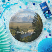 ジャクソンホールマウンテンズアンドリバー ペーパープレート (パーティー)