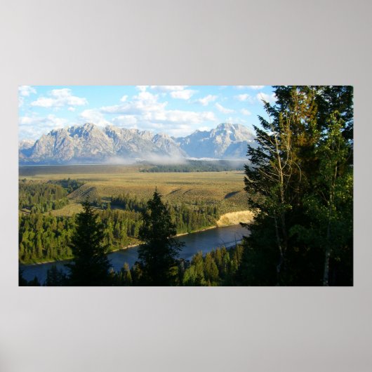 ジャクソンホールマウンテンズアンドリバー ポスター (正面)