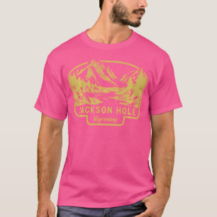 ジャクソンホールマウンテンズワイオミンハイキングアウトドアヴィン Tシャツ