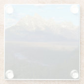 ジャクソンホールマウンテンズ(グランドテトンナショナルパーク) ガラスコースター (裏面)