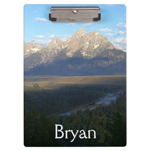 ジャクソンホールマウンテンズ（グランドテトンナショナルパーク） クリップボード (正面)