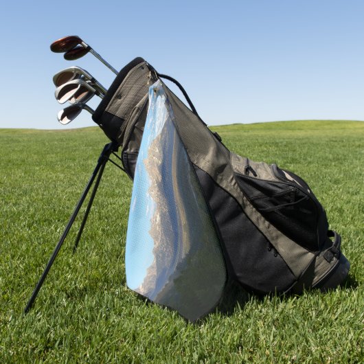 ジャクソンホールマウンテンズ(グランドテトンナショナルパーク) ゴルフタオル (グリーン)