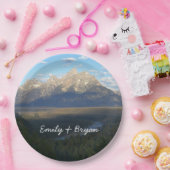 ジャクソンホールマウンテンズ（グランドテトンナショナルパーク） ペーパープレート (パーティー)