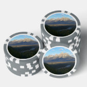 ジャクソンホールマウンテンズ（グランドテトンナショナルパーク） ポーカーチップ (積み重ね)