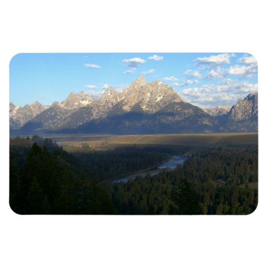 ジャクソンホールマウンテンズ（グランドテトンナショナルパーク） マグネット (横)
