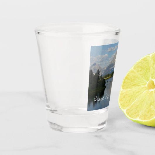 ジャクソンホールリバーアットグランドテトンナショナルパーク ショットグラス (左)