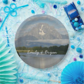 ジャクソンホールリバーアットグランドテトンナショナルパーク ペーパープレート (パーティー)