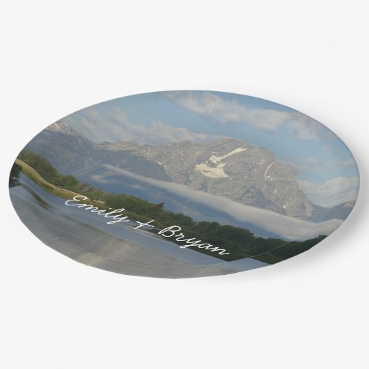 ジャクソンホールリバーアットグランドテトンナショナルパーク ペーパープレート (アングル)